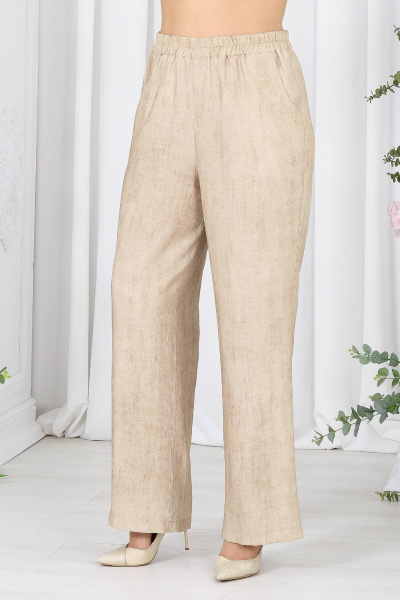 Блуза, брюки Ninele 7497 бежевый - фото 9