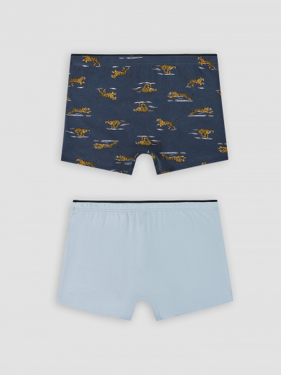 Трусы Mark Formelle 411134-2/25-5235П-5 лунный_луч_тигры_на_графите_3_сл_1тр_на_ЛВ_дет - фото 2