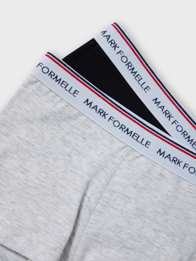 Трусы Mark Formelle 413354-2/25-40019Ц-5 серый_меланж_4306_А_черный - фото 2