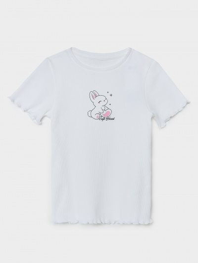 Брюки, футболка Mark Formelle 567764/25-39789ПП-1 белый_бантики_на_розовой_полоске_2_сл_на_пол - фото 1