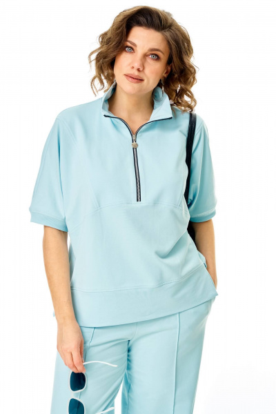 Брюки, джемпер Karina deLux M-1442 голубой - фото 7