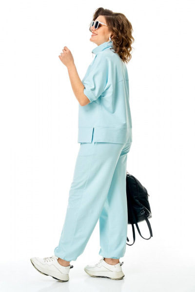 Брюки, джемпер Karina deLux M-1442 голубой - фото 4
