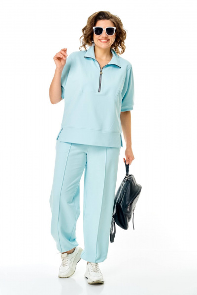 Брюки, джемпер Karina deLux M-1442 голубой - фото 2