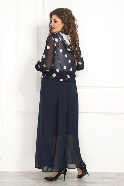 Блуза, брюки, топ Solomeya Lux 808/809 синий - фото 4