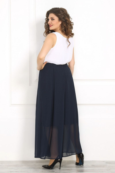 Блуза, брюки, топ Solomeya Lux 808/809 синий - фото 2