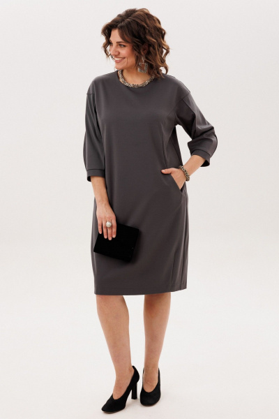 Платье Anelli 61 маренго - фото 8