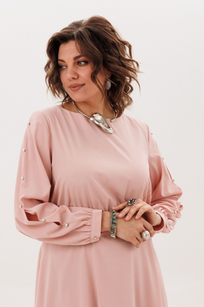 Платье Anelli 1836 дымчатая-роза - фото 8