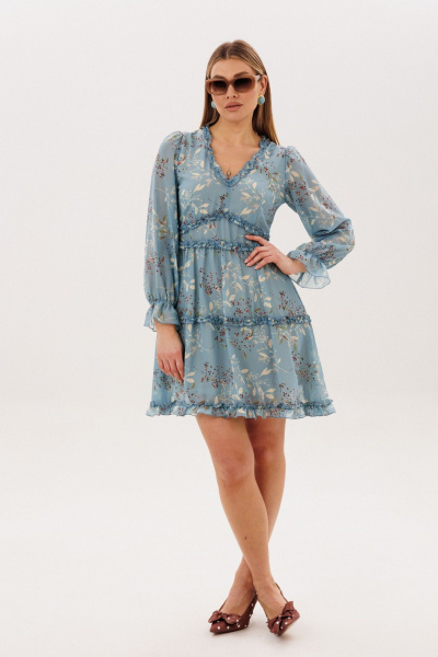 Платье Anelli 1830 аквамарина - фото 1