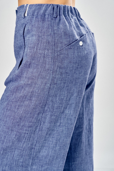 Брюки, рубашка Диомант 2157 джинс_синий - фото 7