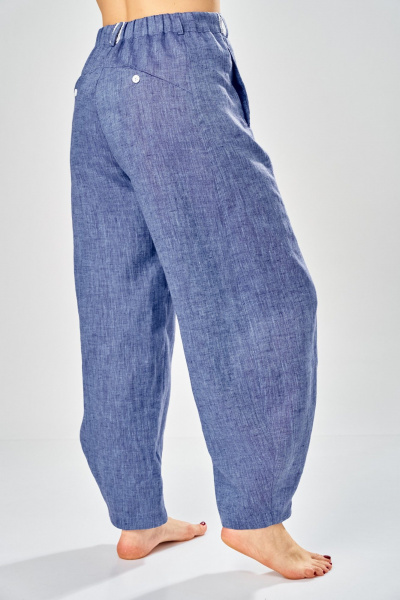 Брюки, рубашка Диомант 2157 джинс_синий - фото 6