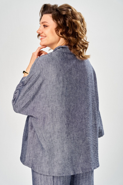 Брюки, рубашка Диомант 2162 джинс - фото 8