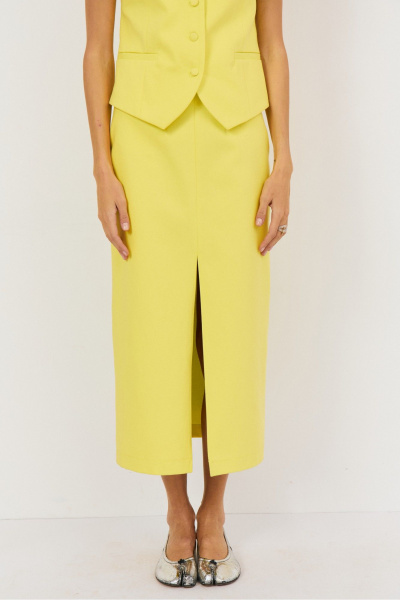 Юбка THE NAME 2482 лимон - фото 6