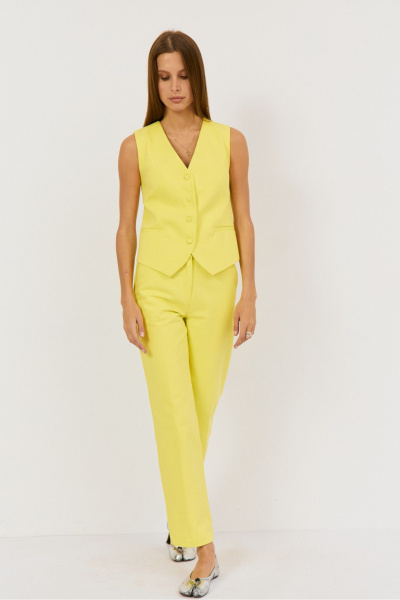 Брюки THE NAME 2483 лимон - фото 8