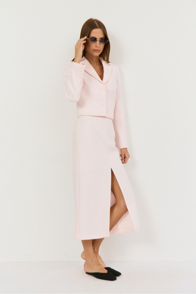 Юбка THE NAME 2485 пудра - фото 2