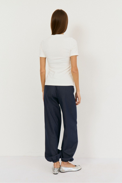 Футболка THE NAME 2493 молочный - фото 6