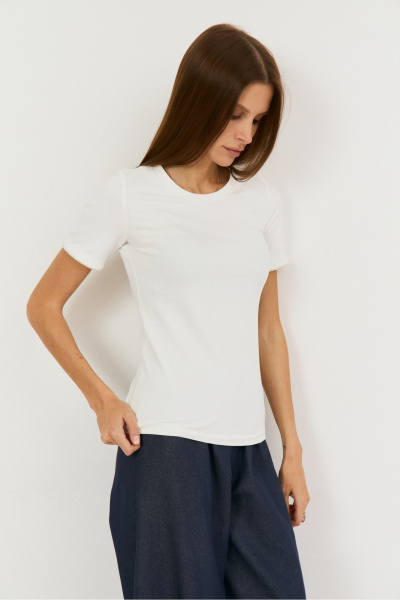 Футболка THE NAME 2493 молочный - фото 5