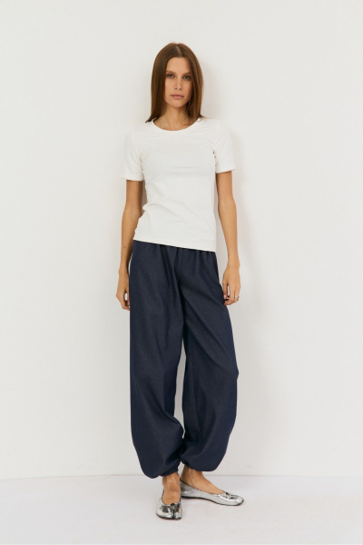 Футболка THE NAME 2493 молочный - фото 4