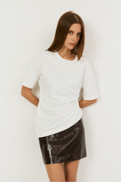 Футболка THE NAME 2494 молочный - фото 6