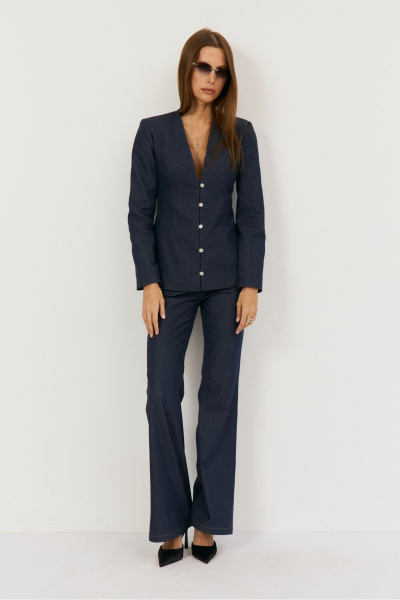 Брюки THE NAME 2492 синий - фото 7