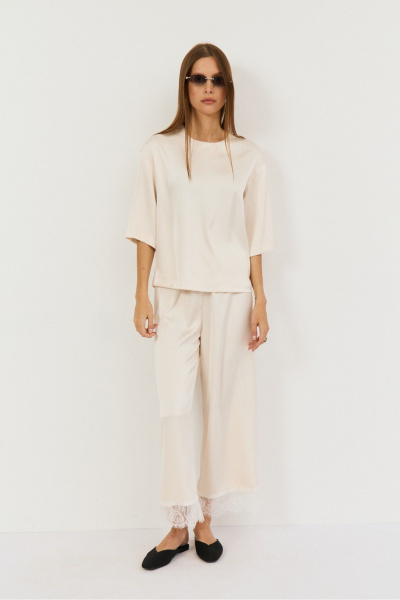 Брюки THE NAME 2499 сливочный - фото 3