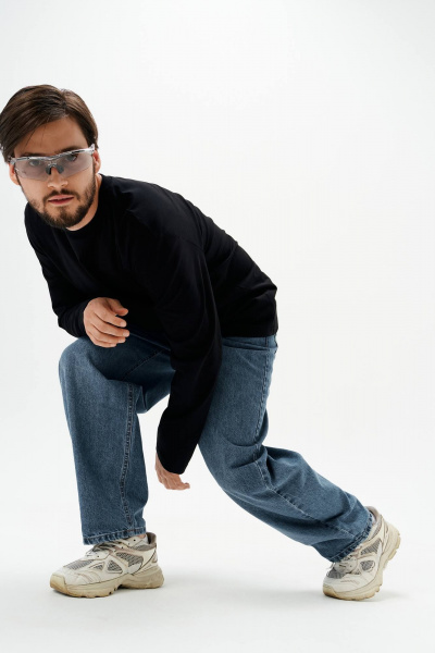 Лонгслив 10DENCY 92003 черный - фото 6