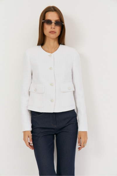 Жакет THE NAME 2503 белый - фото 1