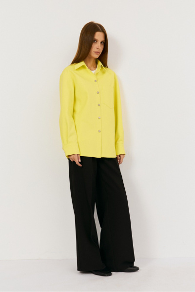 Блуза THE NAME 2504 лимон - фото 3