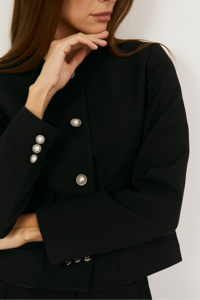 Брюки, жакет THE NAME 2505 черный - фото 8