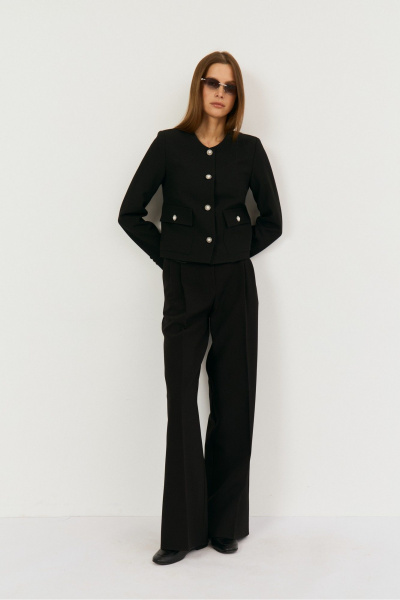 Брюки, жакет THE NAME 2505 черный - фото 2