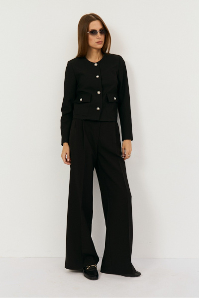 Брюки, жакет THE NAME 2505 черный - фото 6