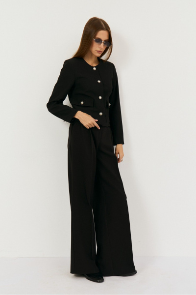 Брюки, жакет THE NAME 2505 черный - фото 4