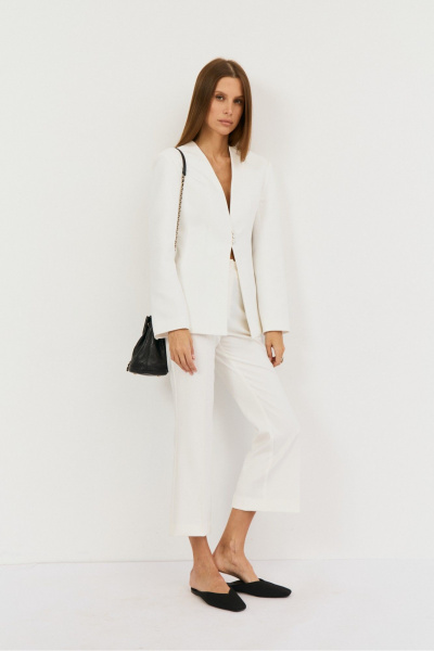 Брюки THE NAME 2506 молочный - фото 6