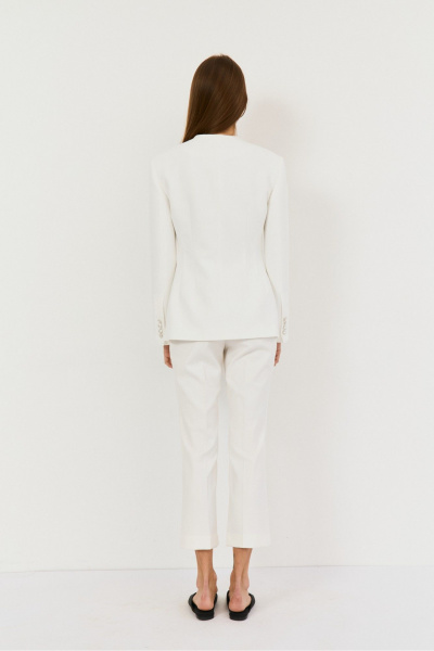Брюки, жакет THE NAME 2507 молочный - фото 8