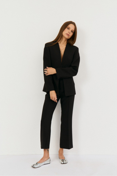 Брюки, жакет THE NAME 2507 черный - фото 3