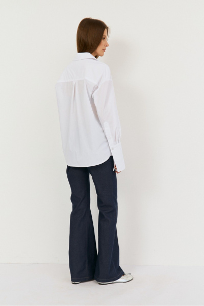 Блуза THE NAME 2509 белый - фото 7