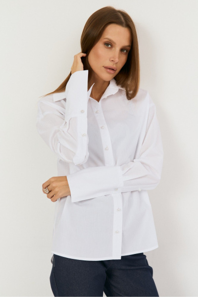 Блуза THE NAME 2509 белый - фото 6