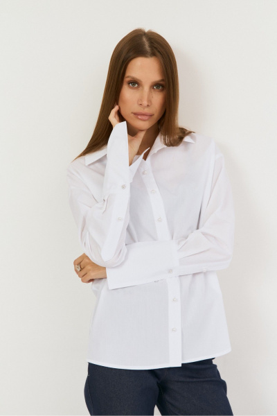 Блуза THE NAME 2509 белый - фото 1