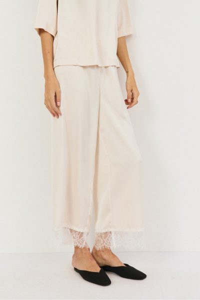 Брюки, топ THE NAME 2510 сливочный - фото 7