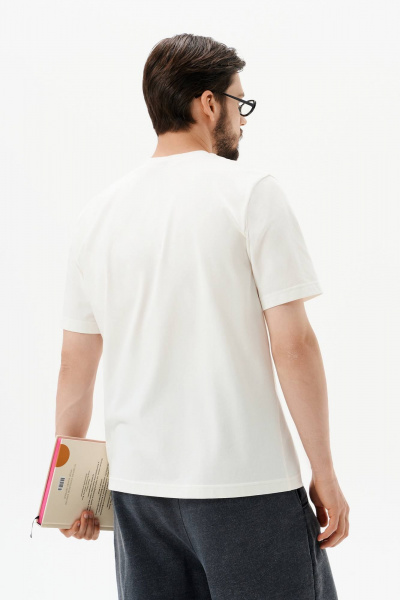 Футболка 10DENCY 92004 молочный/винный - фото 5