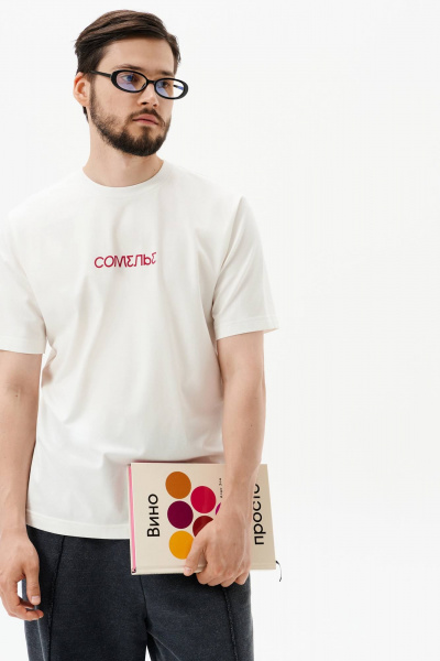 Футболка 10DENCY 92004 молочный/винный - фото 3