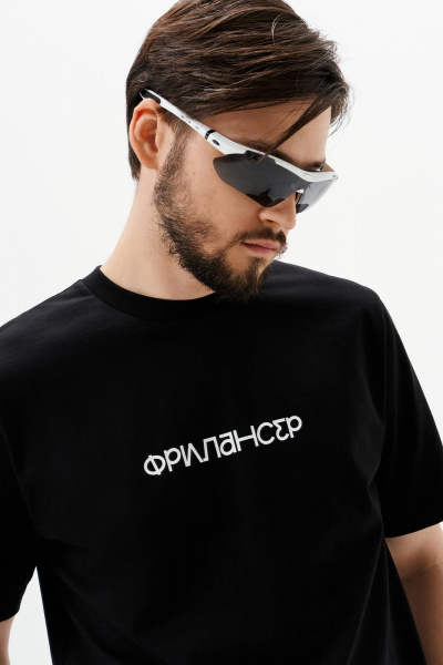 Футболка 10DENCY 92005 черный/молочный - фото 3