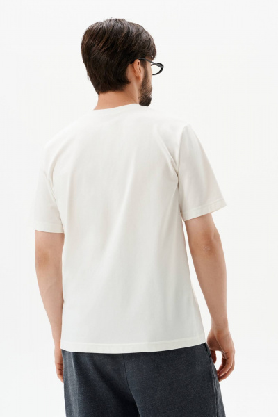 Футболка 10DENCY 92007 молочный/черный - фото 5