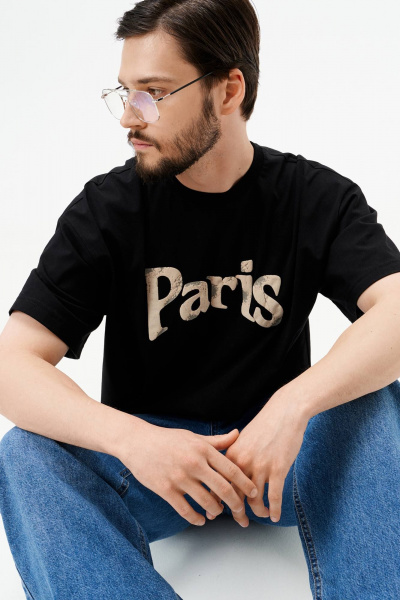 Футболка 10DENCY 92009 черный/бежевый - фото 6