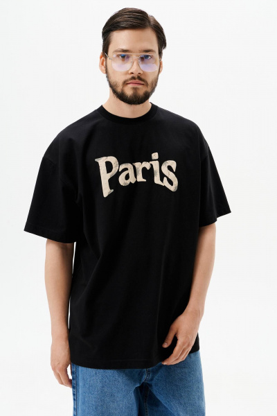 Футболка 10DENCY 92009 черный/бежевый - фото 3