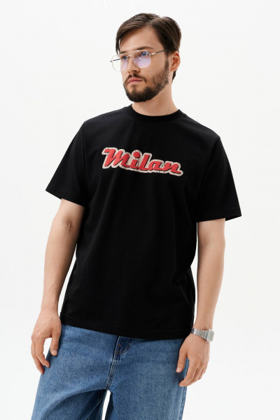 Футболка 10DENCY 92011 черный/красный - фото 1