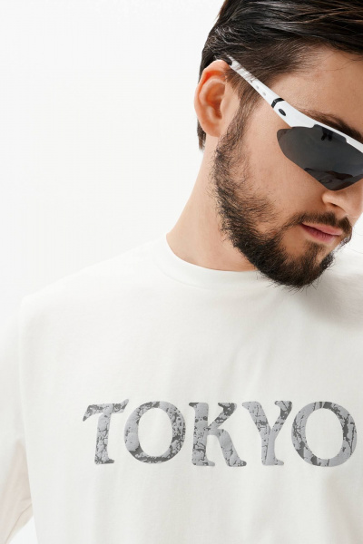 Футболка 10DENCY 92012 молочный/серый - фото 3