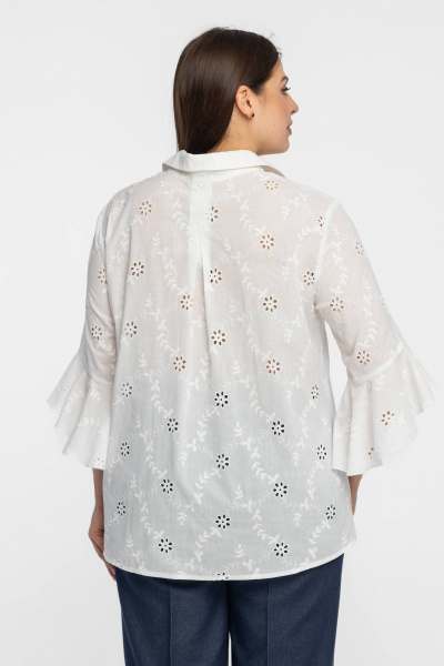 Блуза Avila 1014 белый - фото 8