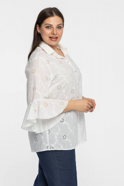Блуза Avila 1014 белый - фото 7