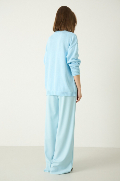 Брюки Luitui R2019 светло-голубой - фото 4