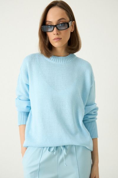 Брюки Luitui R2019 светло-голубой - фото 3